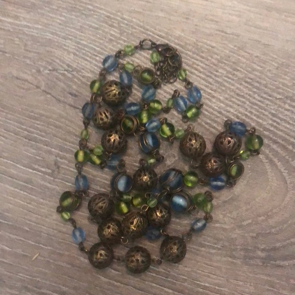 Long beaded necklace - Picture 1 of 2